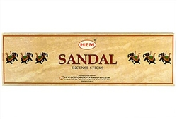 Wholesale Hem Sandal Incense 8 Stick Packs (25/Box)