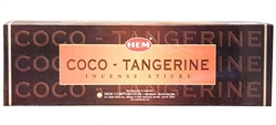 Wholesale Hem Coco-Tangerine Incense 8 Stick Packs (25/Box)