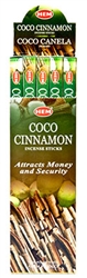 Wholesale Hem Coco-Cinnamon Incense 8 Stick Packs (25/Box)