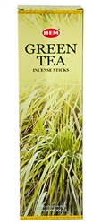Wholesale Hem Green Tea Incense 8 Stick Packs (25/Box)