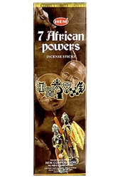 Wholesale Hem 7 African Powers Incense 8 Stick Packs (25/Box)