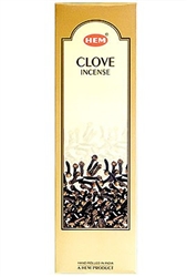 Wholesale Hem Clove Incense 8 Stick Packs (25/Box)