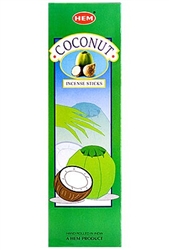 Wholesale Hem Coconut Incense 8 Stick Packs (25/Box)