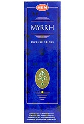 Wholesale Hem Myrrh Incense 8 Stick Packs (25/Box)