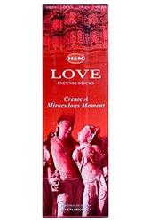 Wholesale Hem Love Incense 8 Stick Packs (25/Box)