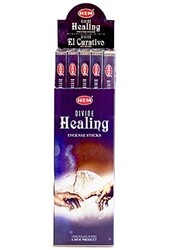 Wholesale Hem Divine Healing Incense 8 Stick Packs (25/Box)