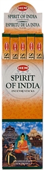 Wholesale Hem Spirit Of India Incense 8 Stick Packs (25/Box)