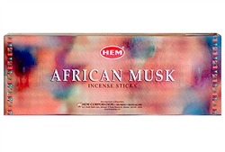 Wholesale Hem African Musk Incense 20 Stick Packs (6/Box)