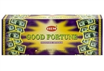 Wholesale Hem Good Fortune Incense 20 Stick Packs (6/Box)