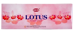 Wholesale Hem Lotus Incense 20 Stick Packs (6/Box)
