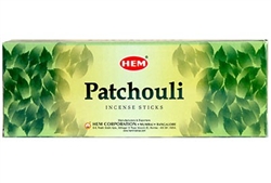 Wholesale Hem Patchouli Incense 20 Stick Packs (6/Box)