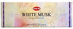 Wholesale Hem White Musk Incense 20 Stick Packs (6/Box)