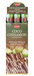 Wholesale Hem Coco-Cinnamon Incense 20 Stick Packs (6/Box)
