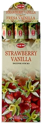 Wholesale Hem Strawberry-Vanilla Incense 20 Stick Packs (6/Box)