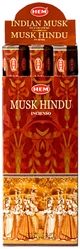 Wholesale Hem Indian Musk Incense 20 Stick Packs (6/Box)
