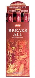 Wholesale Hem Breaks All Incense 20 Stick Packs (6/Box)