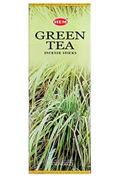 Wholesale Hem Green Tea Incense 20 Stick Packs (6/Box)