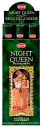 Wholesale Hem Night Queen Incense 20 Stick Packs (6/Box)