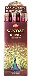 Wholesale Hem Sandal King Incense 20 Stick Packs (6/Box)