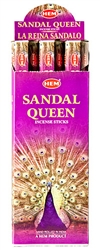 Wholesale Hem Sandal Queen Incense 20 Stick Packs (6/Box)