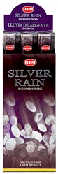 Wholesale Hem Silver Rain Incense 20 Stick Packs (6/Box)