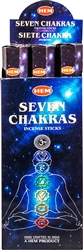 Wholesale Hem 7 Chakra Incense 20 Stick Packs (6/Box)