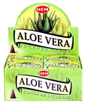 Wholesale Hem Aloe Vera Cones 10 Cones Pack (12/Box)