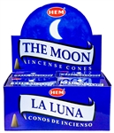 Wholesale Hem Moon Cones 10 Cones Pack (12/Box)