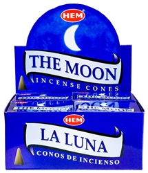 Wholesale Hem Moon Cones 10 Cones Pack (12/Box)