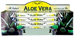Wholesale Tulasi Aloe Vera Incense 8 Stick Packs (25/Box)