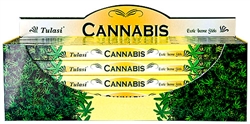 Wholesale Tulasi Cannabis Incense 8 Stick Packs (25/Box)