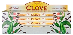 Wholesale Tulasi Clove Incense 8 Stick Packs (25/Box)