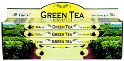 Wholesale Tulasi Green Tea Incense 8 Stick Packs (25/Box)