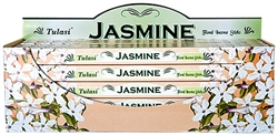 Wholesale Tulasi Jasmine Incense 8 Stick Packs (25/Box)