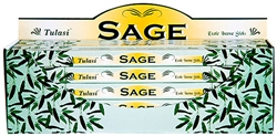 Wholesale Tulasi Sage Incense 8 Stick Packs (25/Box)