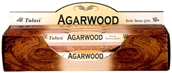 Wholesale Tulasi Agarwood Incense 20 Stick Packs (6/Box)