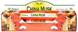 Wholesale Tulasi China Musk Incense 20 Stick Packs (6/Box)