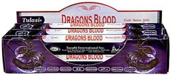 Wholesale Tulasi Dragons Blood Incense 20 Stick Packs (6/Box)