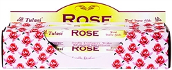 Wholesale Tulasi Rose Incense 20 Stick Packs (6/Box)