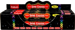 Wholesale Tulasi Seven Chakras Incense 20 Stick Packs (6/Box)