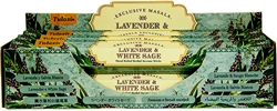 Wholesale Tulasi Lavender & White Sage Masala Incense 15 Gram Packs (6/Box)