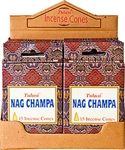 Wholesale Tulasi Vanilla Nag Champa 15 Cones/Pack (12/Box)