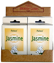 Wholesale Tulasi Jasmine Cones 15 Cones/Pack (12/Box)