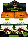 Wholesale Tulasi Musk Backflow Cones 10 Cones/Pack (12/Box)