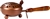 Wholesale Metal Censer with Wooden Handle Copper 4.5"D, 11"L