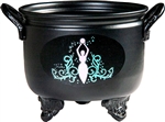 Wholesale Earth Goddess  Metal Cauldron 4.5"D, 4"H