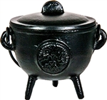 Wholesale Tree of Life Cast Iron Cauldron 4.5"D, 5"H