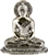 Wholesale Aluminum Buddha Incense Burner 5"H, 5.5"W (Silver)