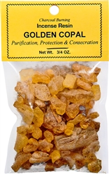 Wholesale Golden Copal - Incense Resin - 3/4 OZ.