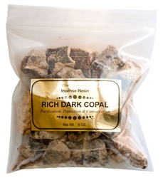 Wholesale Rich Dark Copal Incense Resin - 8 OZ.